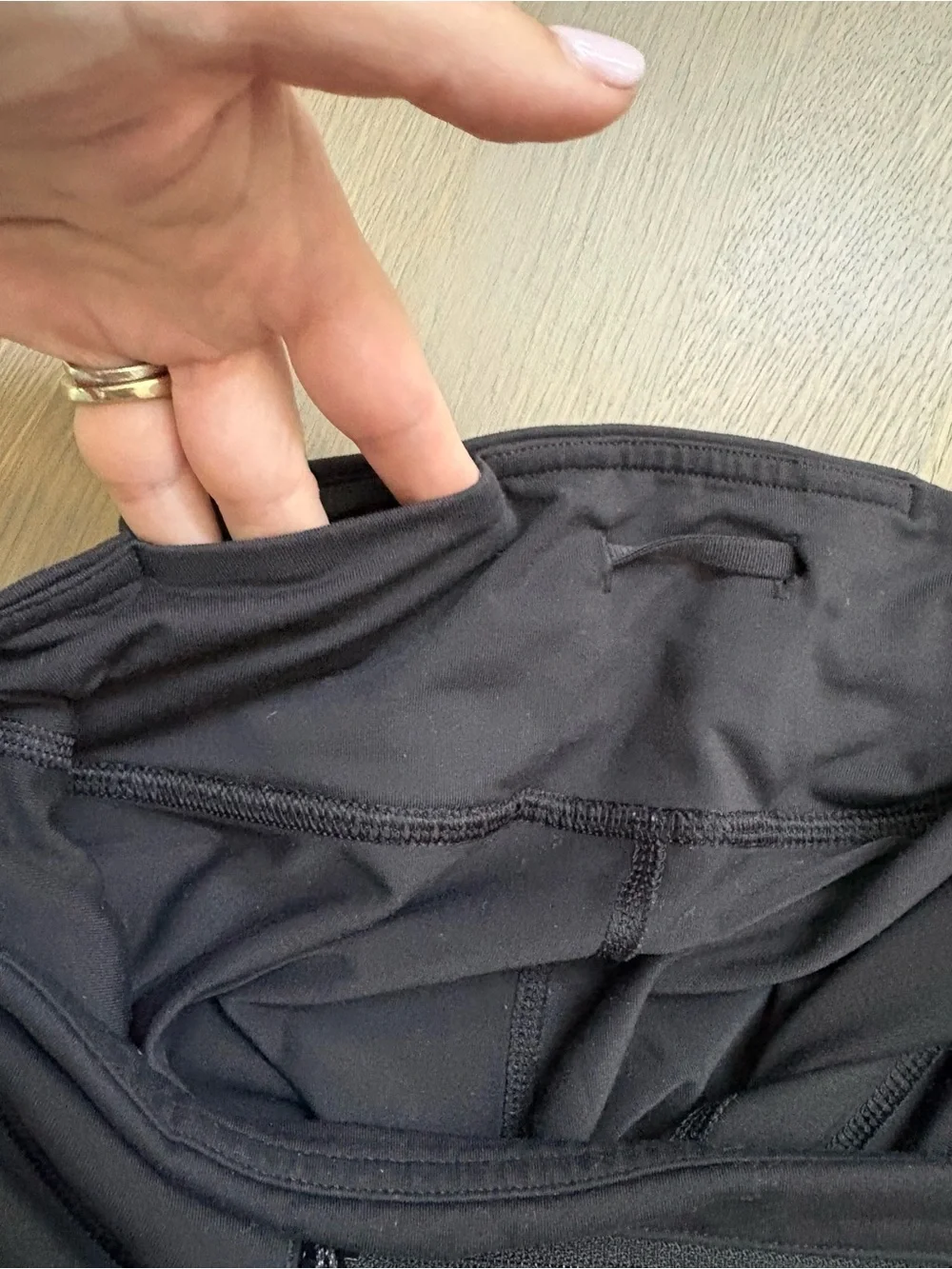 lululemon athletica Black Capri Leggings